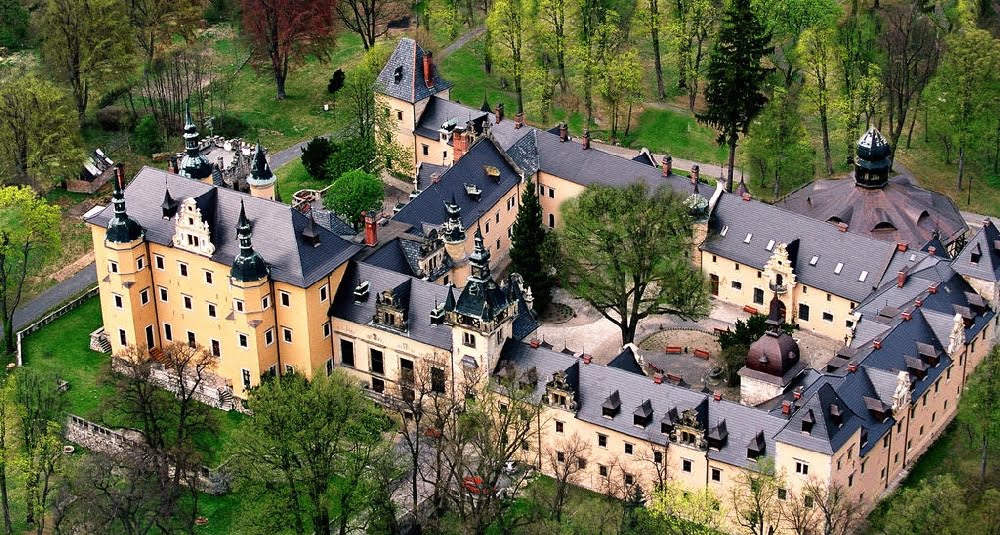 Castelo situado na aldeia de Klíčkův